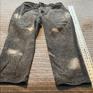 Old Navy Black and White High-Rise Jeans